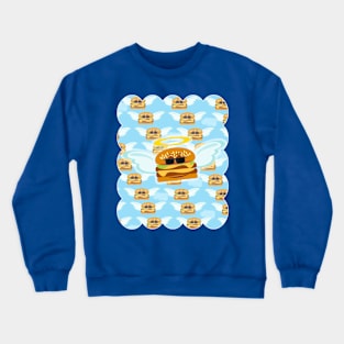 Heavenly Cheeseburger Crewneck Sweatshirt